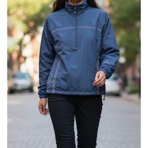 North End Pullover Jacket Women's Size Large Half Zip Softshell Blue New w/Tag